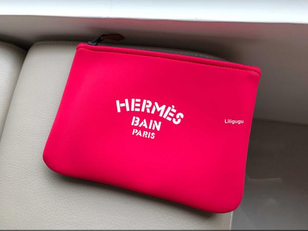 2018春夏新作 HERMES エルメス クラッチバッグ コピー「ネオバイン」☆フラットポーチPM　レッド H102950M 01